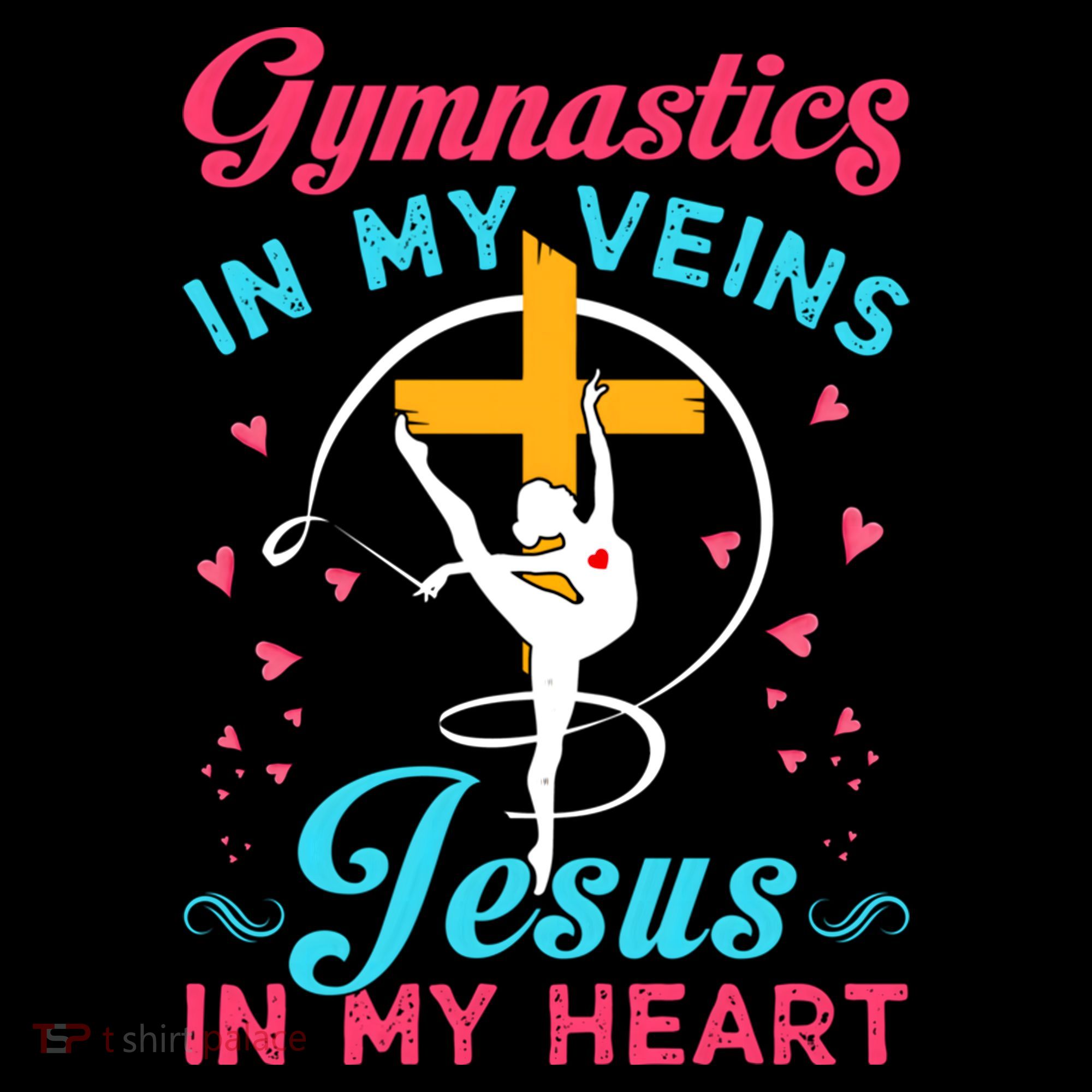 Gymnastics In My Veins Jesus In My Heart Funny Gift Coffee Mug