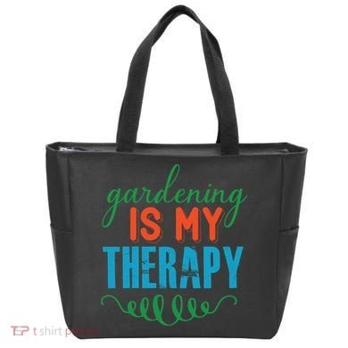 Gardening Is My Therapy Tote Bag