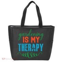 Gardening Is My Therapy Tote Bag thumb 0