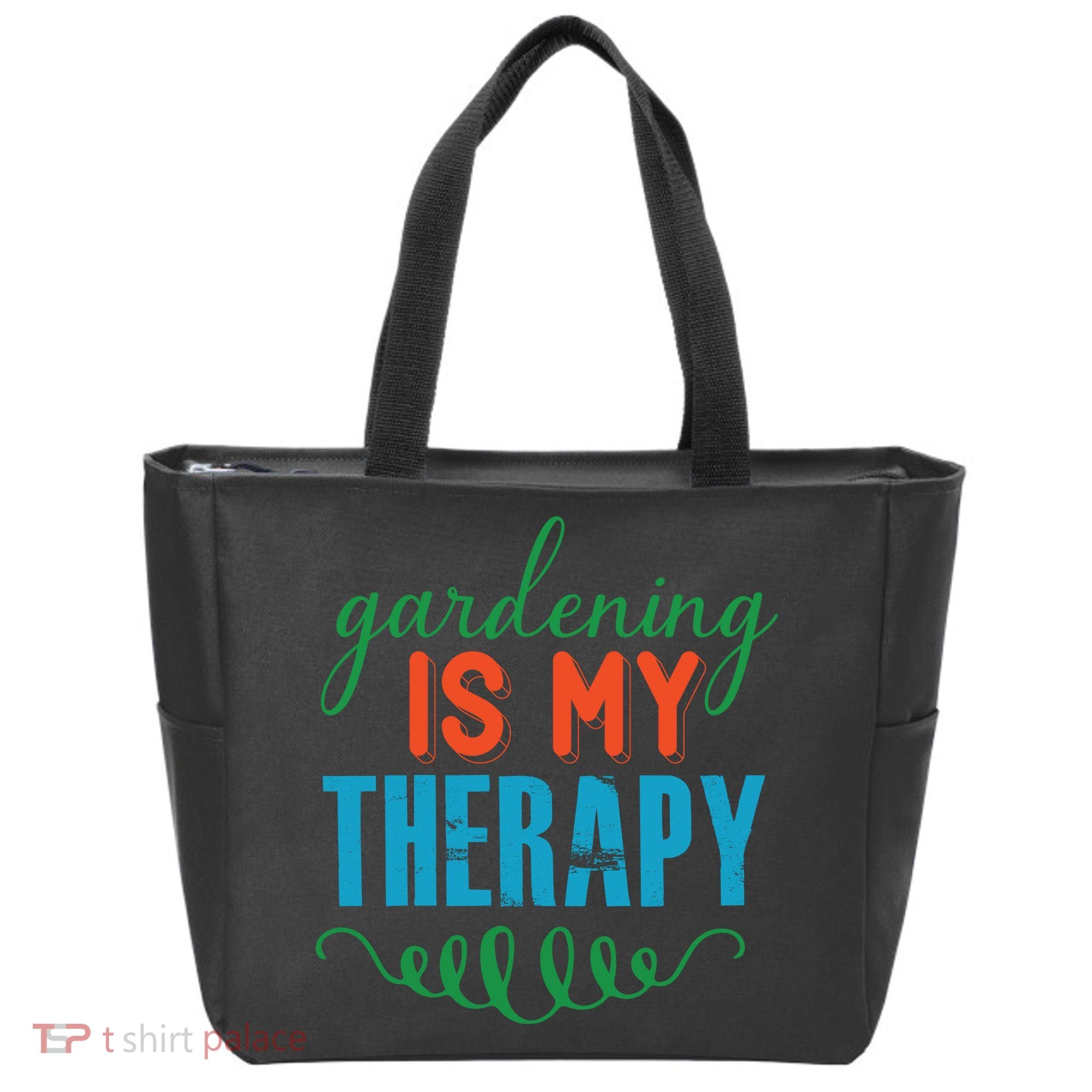 Gardening Is My Therapy Tote Bag
