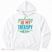 Gardening Is My Therapy Hoodie thumb 0