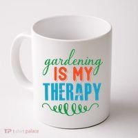 Gardening Is My Therapy Coffee Mug thumb 0