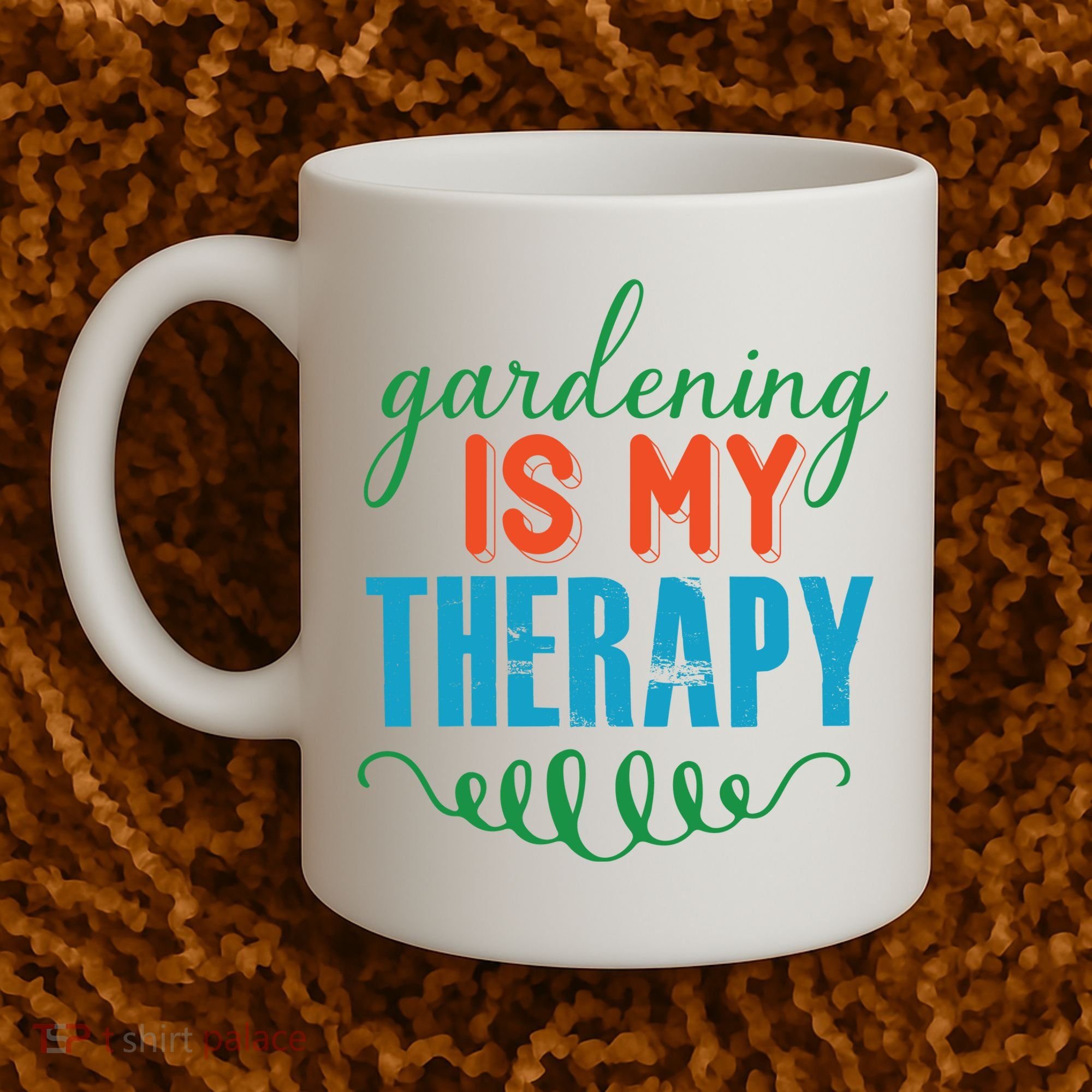 Gardening Is My Therapy Coffee Mug