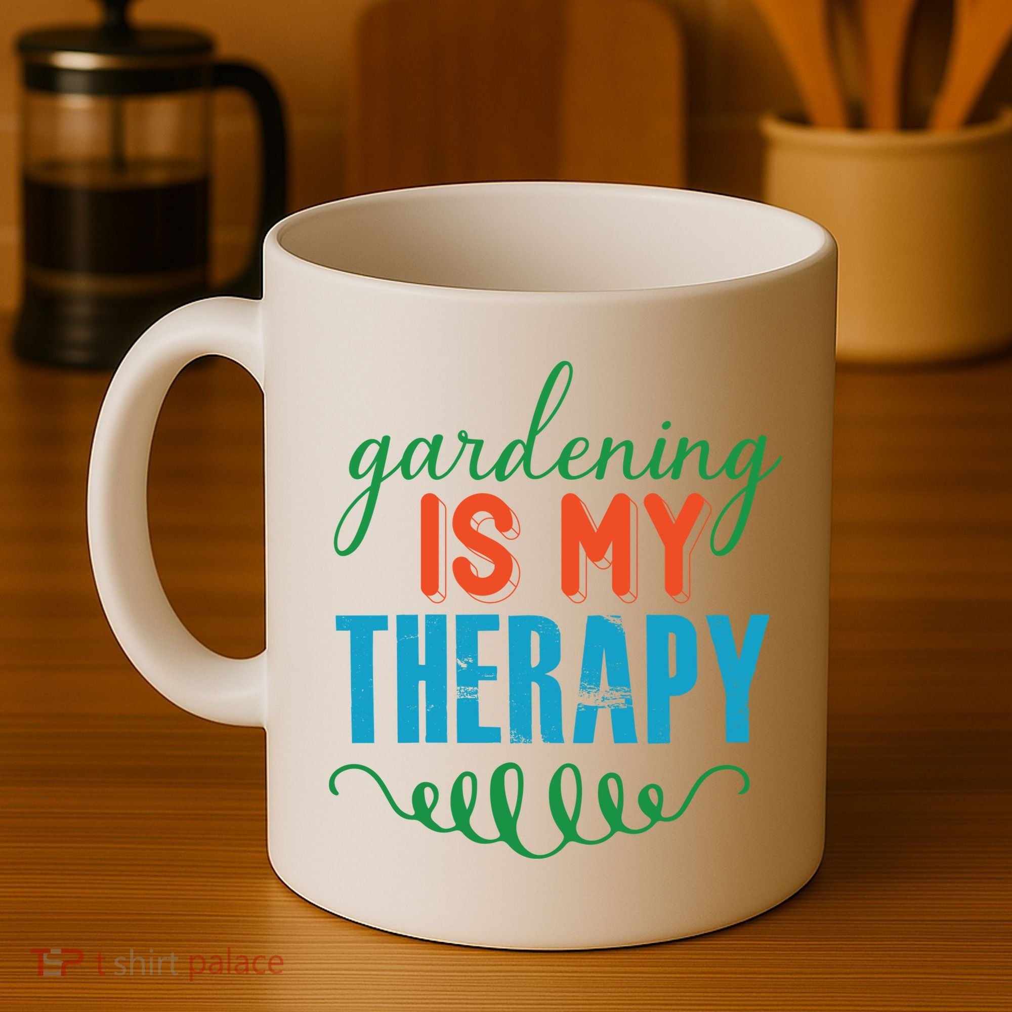 Gardening Is My Therapy Coffee Mug