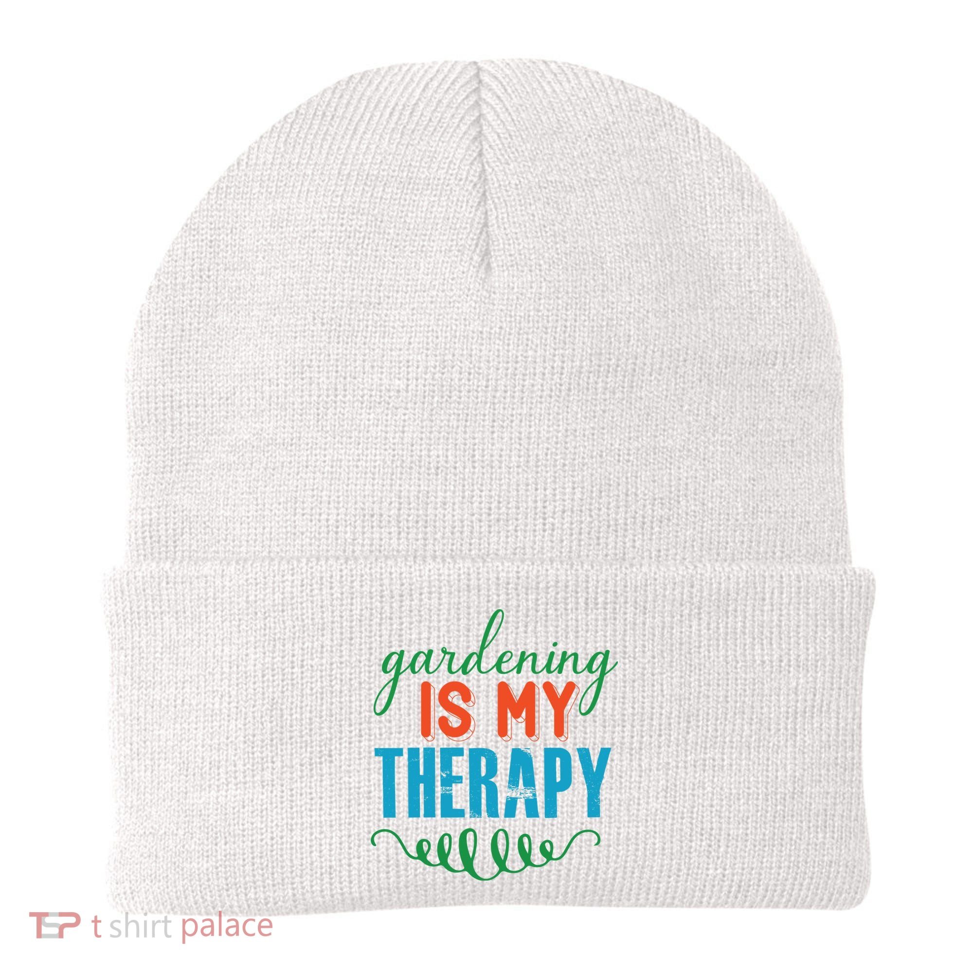 Gardening Is My Therapy Beanie