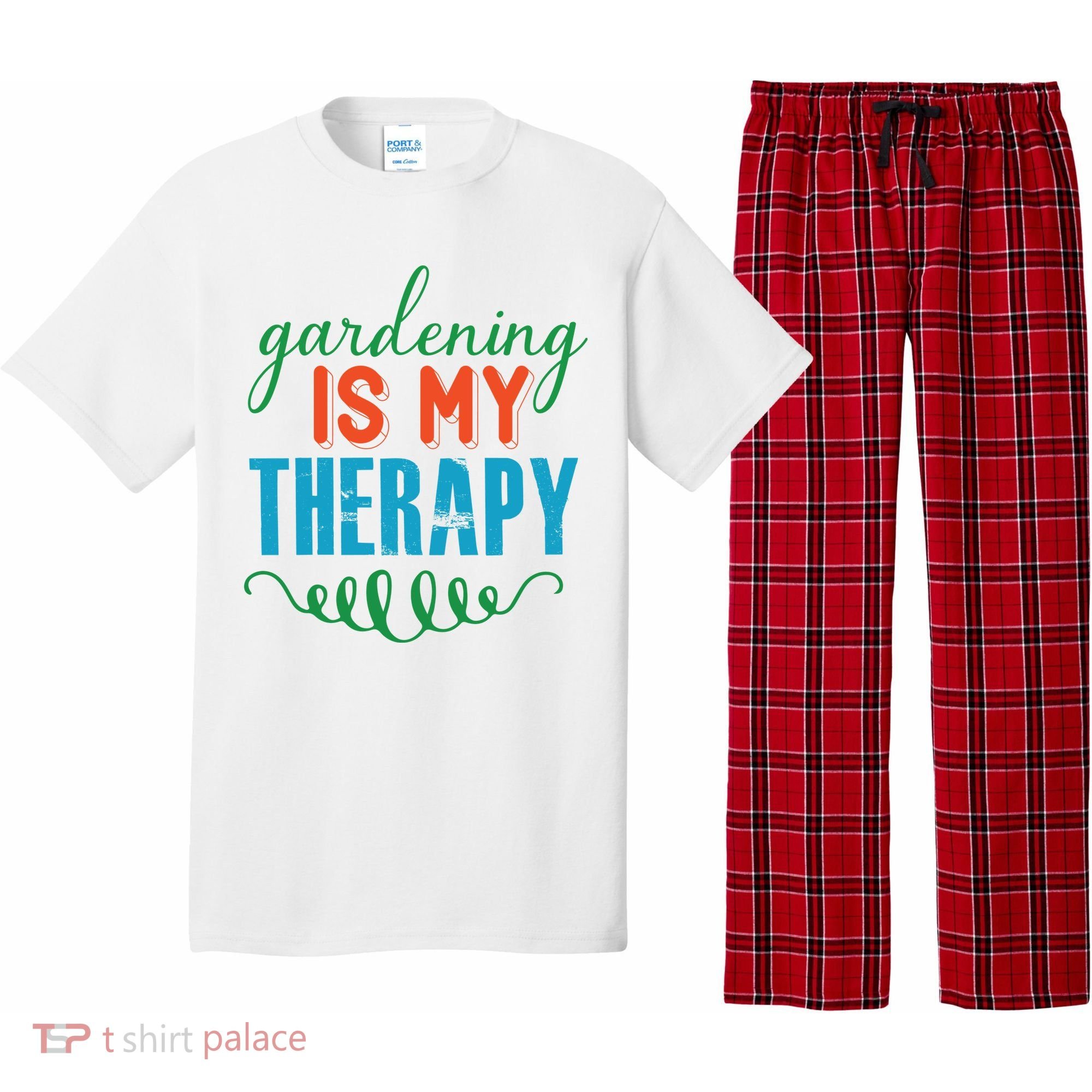 Gardening Is My Therapy Pajama Set