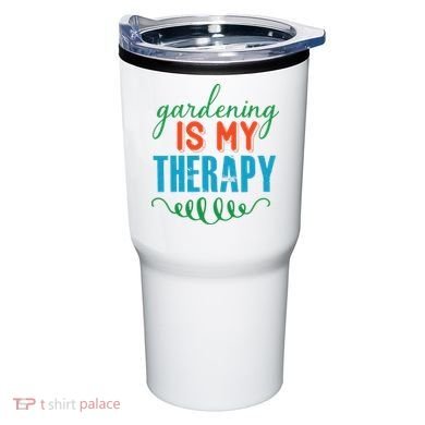 Gardening Is My Therapy Tumbler