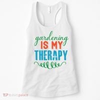 Gardening Is My Therapy Women's Tank Top thumb 0