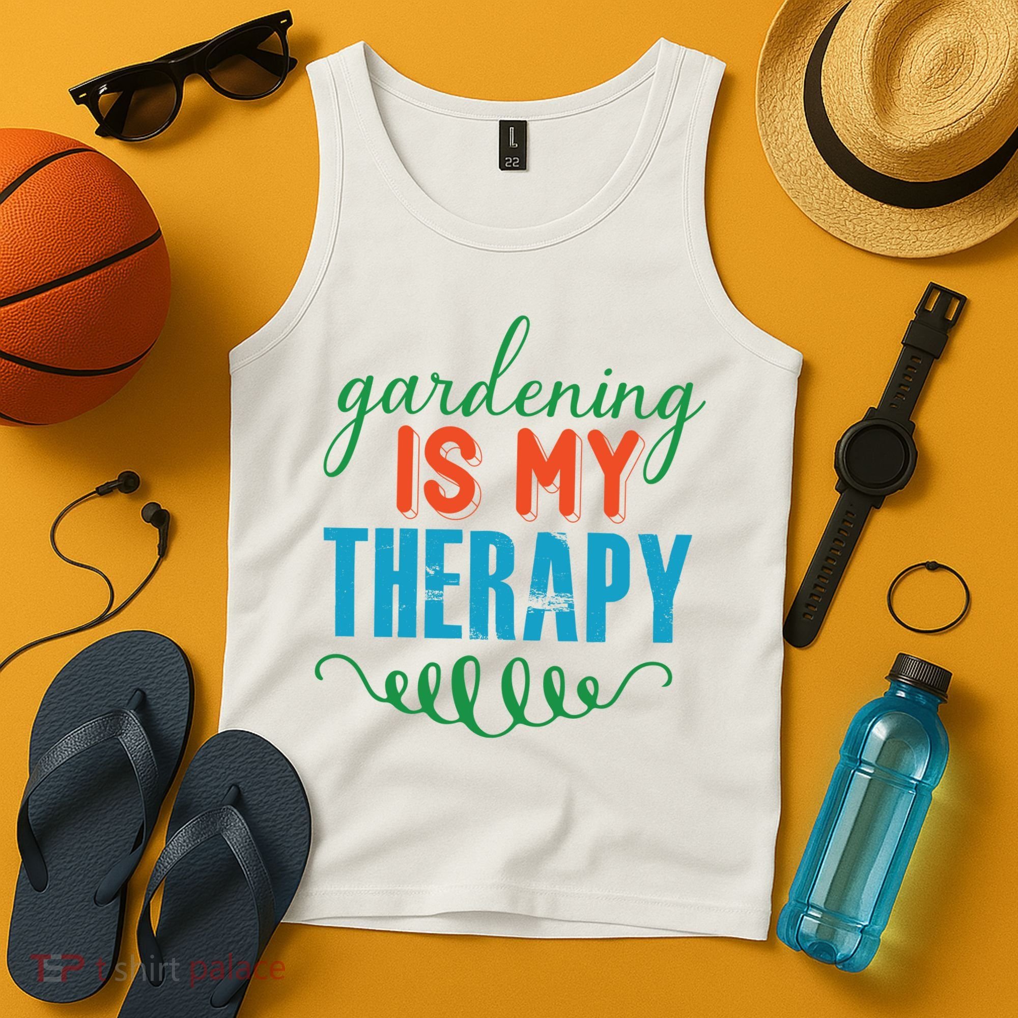 Gardening Is My Therapy Tank Top
