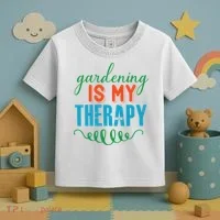 Gardening Is My Therapy Toddler T-Shirt thumb 3