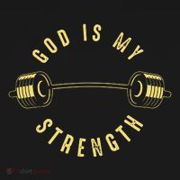 God Is My Strength Doggie Tank thumb 4