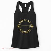 God Is My Strength Women's Tank Top thumb 0