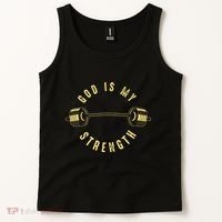 God Is My Strength Tank Top thumb 2