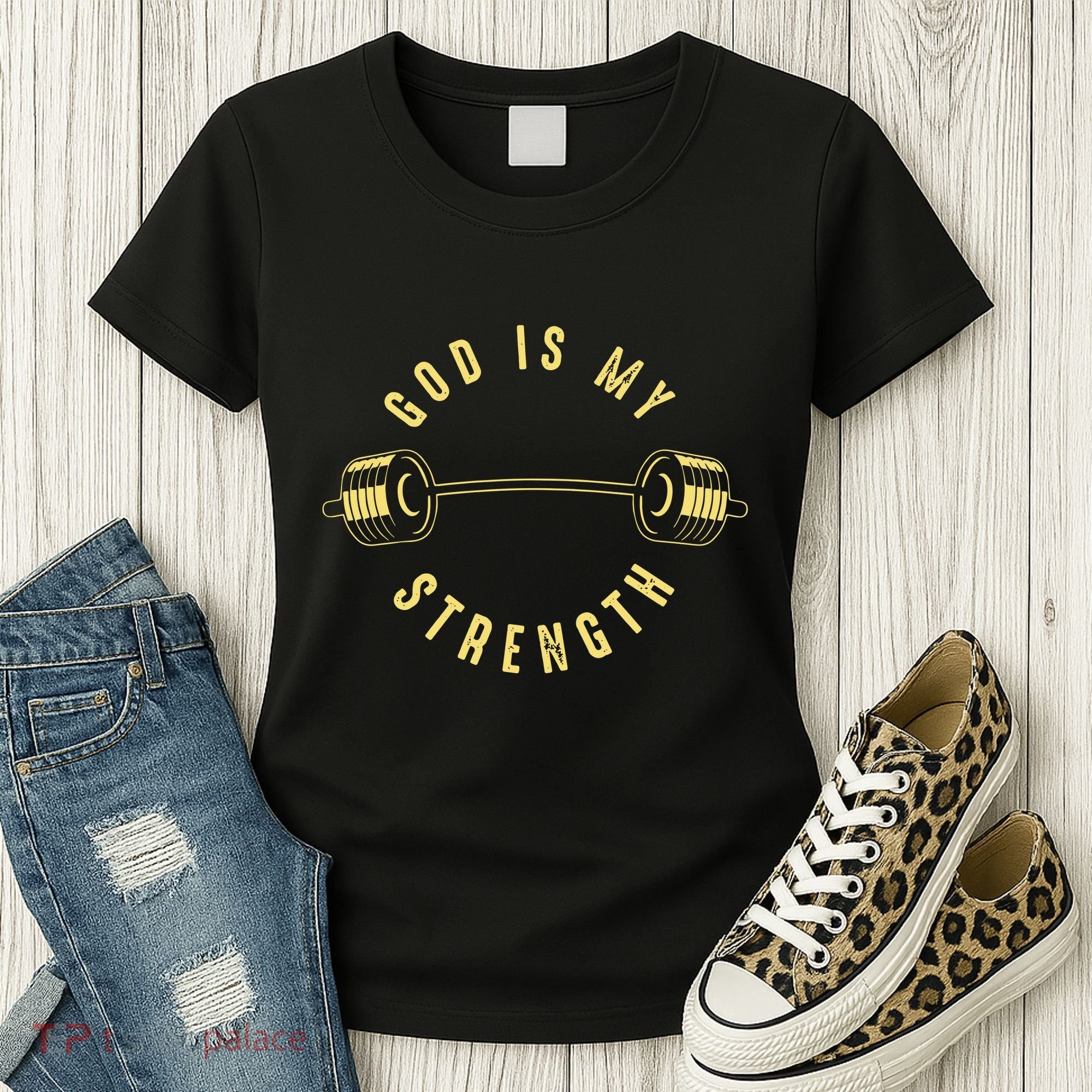 God Is My Strength Women's T-Shirt