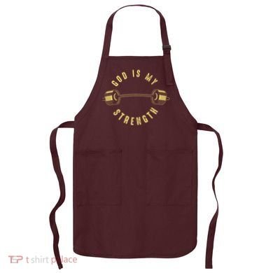 God Is My Strength Apron