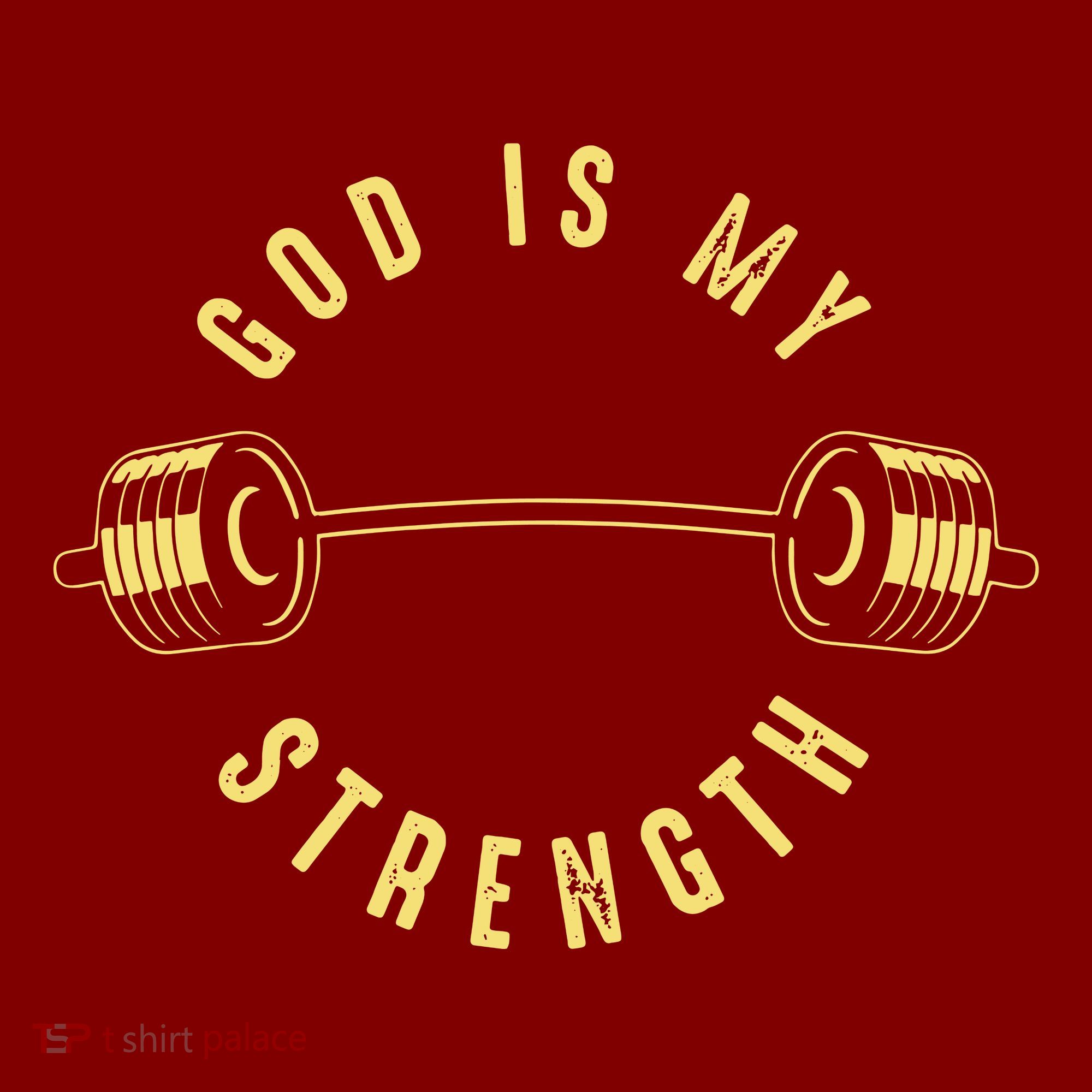 God Is My Strength Mousepad