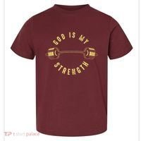God Is My Strength Toddler T-Shirt thumb 0