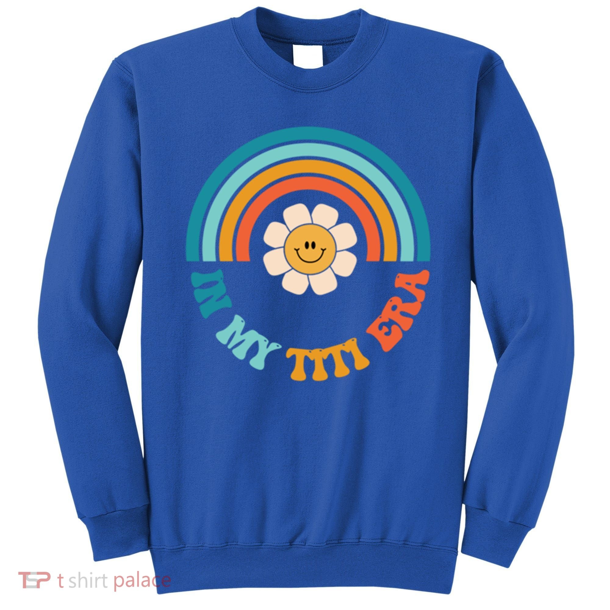 Groovy In My Titi Era Best Aunt Ever Auntie Funny Gift Sweatshirt