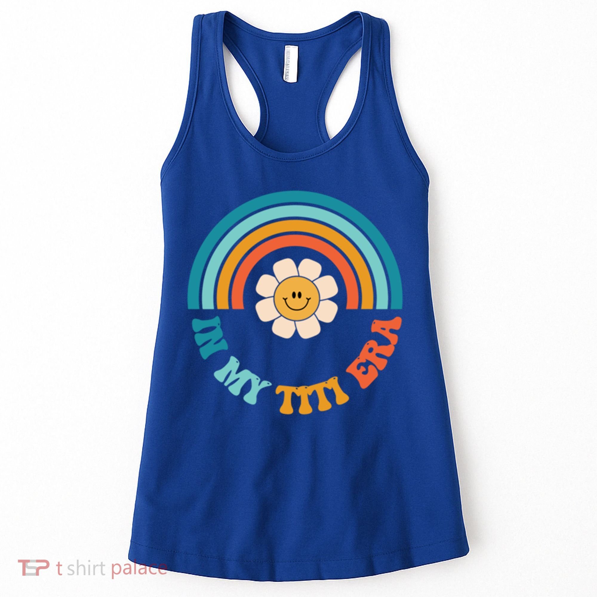 Groovy In My Titi Era Best Aunt Ever Auntie Funny Gift Women's Tank Top