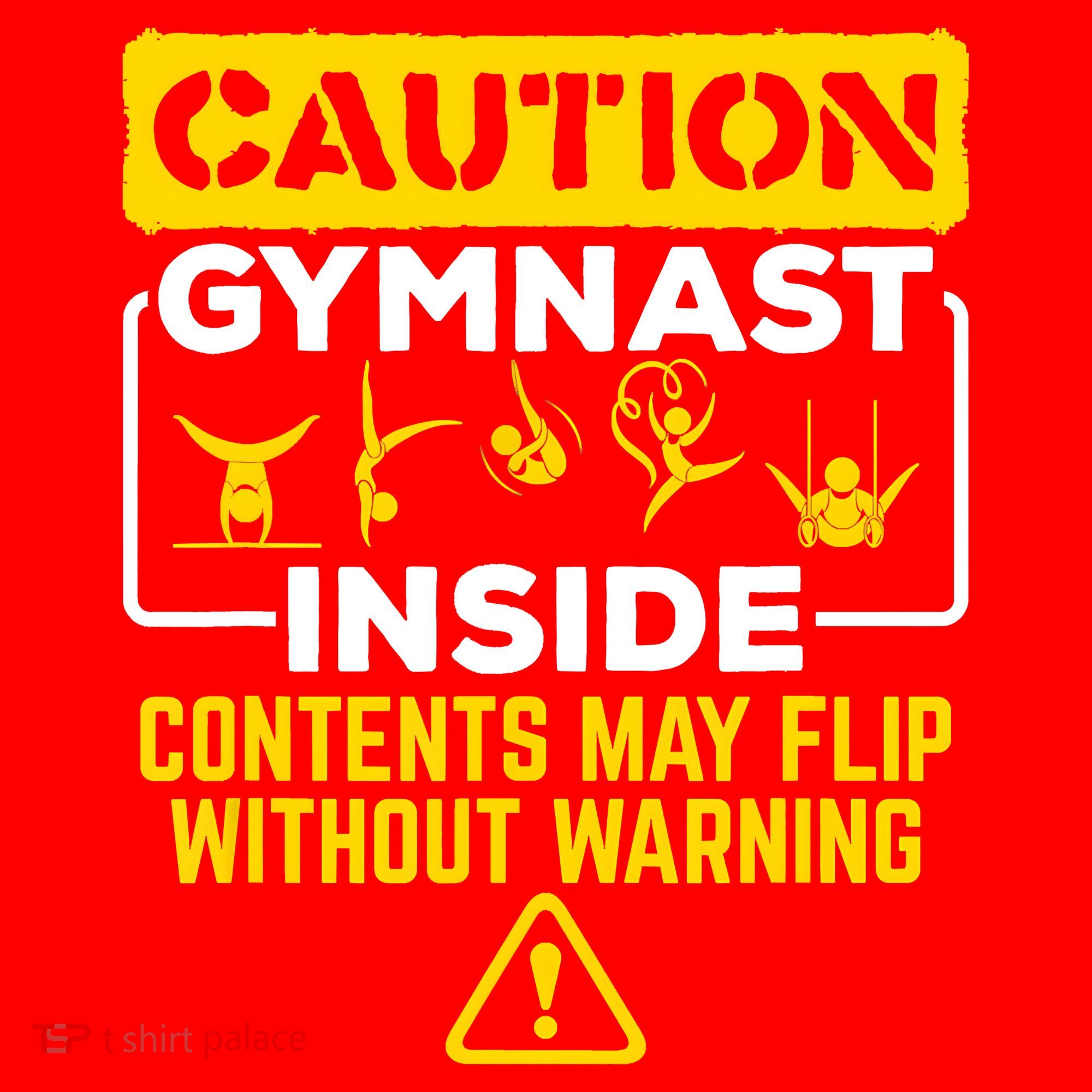 Gymnast Inside May Flip Without Warning Funny Gymnastics Santa Hat