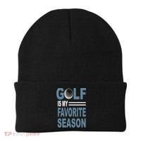 Golf Is My Favorite Season Gift For Dad Father's Day Beanie thumb 0