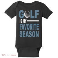 Golf Is My Favorite Season Gift For Dad Father's Day Baby Bodysuit thumb 0