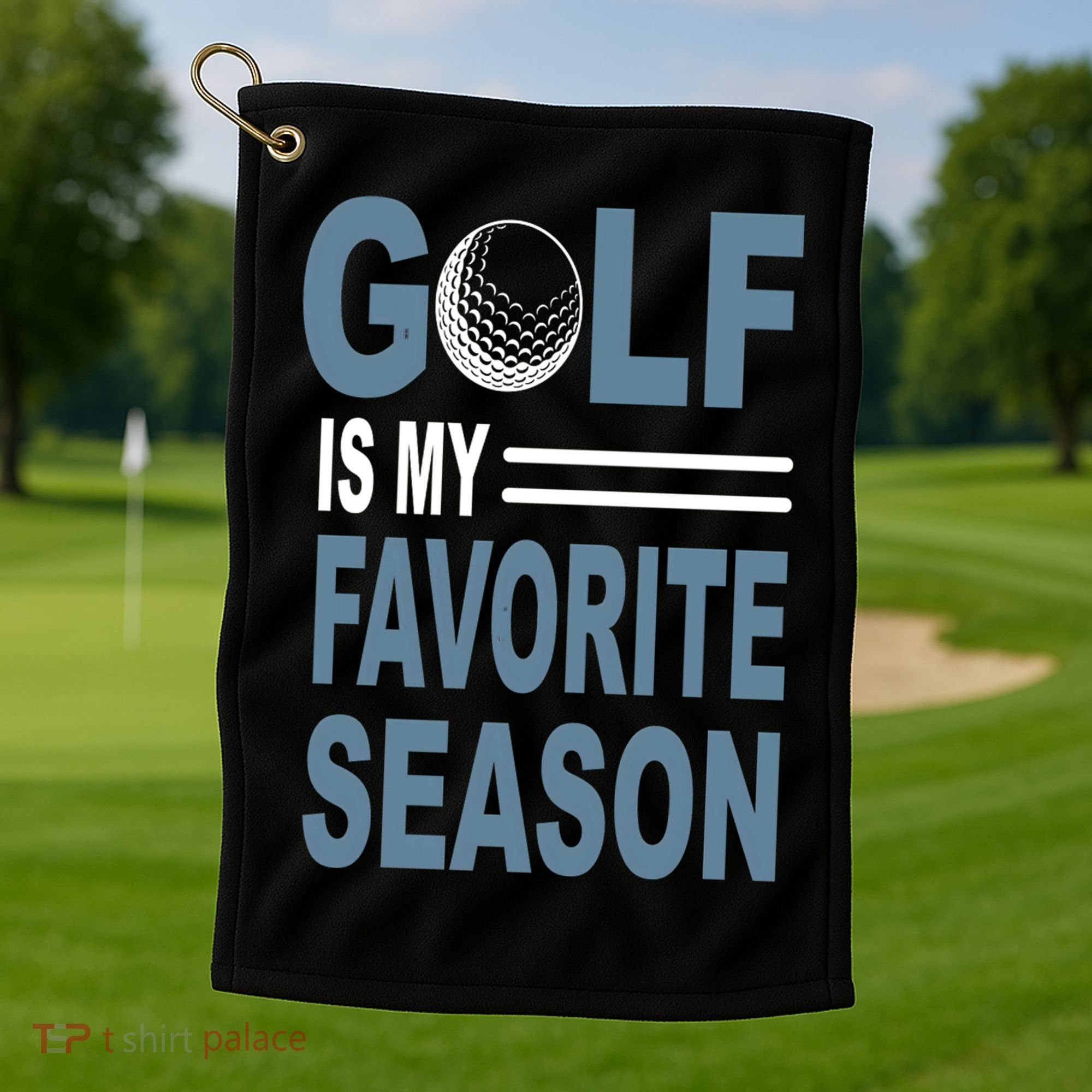 Golf Is My Favorite Season Gift For Dad Father's Day Golf Towel