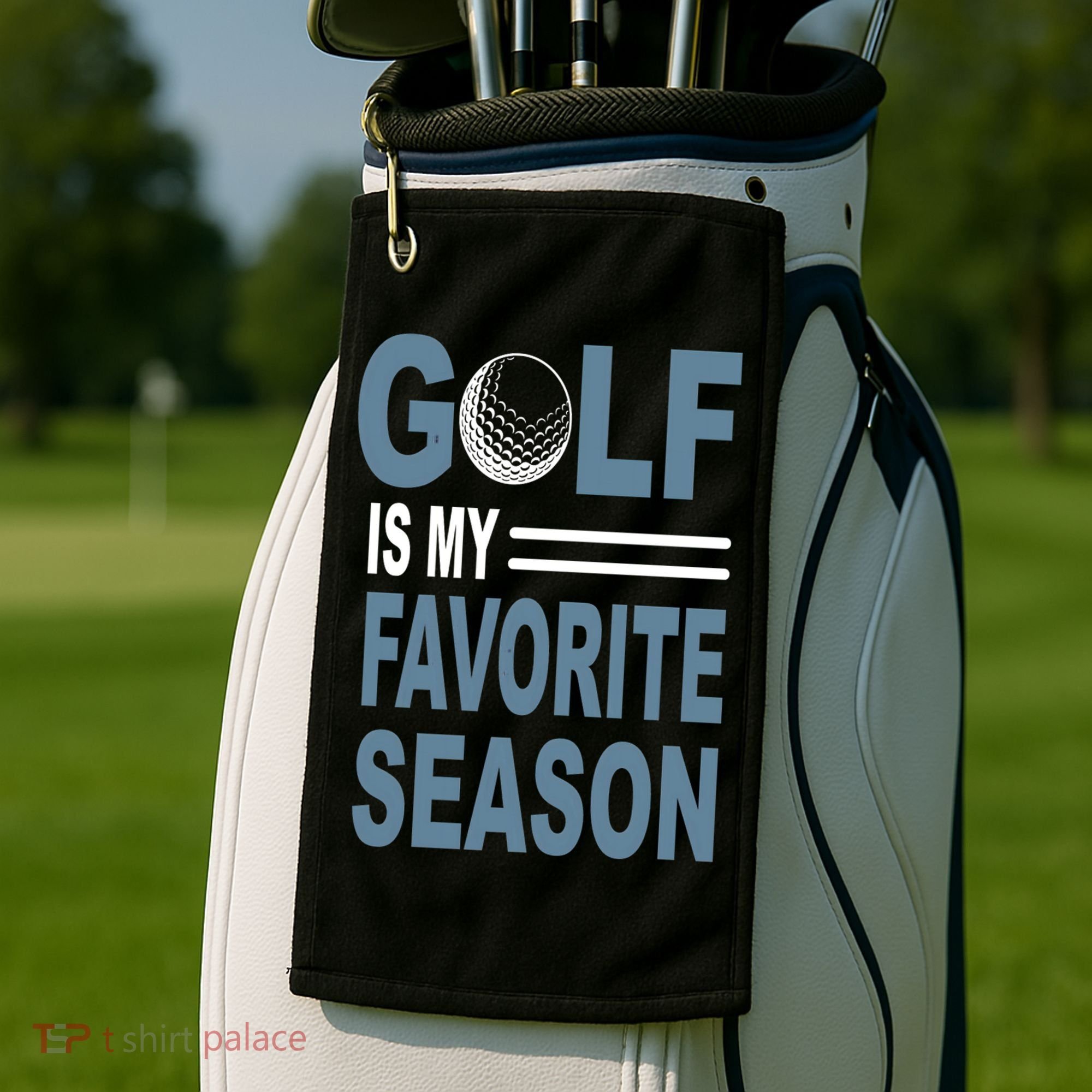 Golf Is My Favorite Season Gift For Dad Father's Day Golf Towel