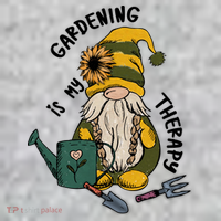 Gardening Is My Therapy Gnome Pajama Set thumb 2