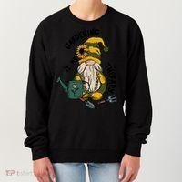 Gardening Is My Therapy Gnome Women's Sweatshirt thumb 0