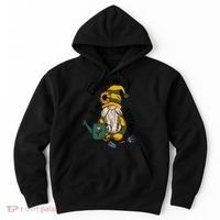 Gardening Is My Therapy Gnome Hoodie thumb 0