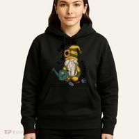 Gardening Is My Therapy Gnome Hoodie thumb 5