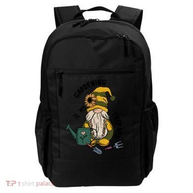 Gardening Is My Therapy Gnome Backpack