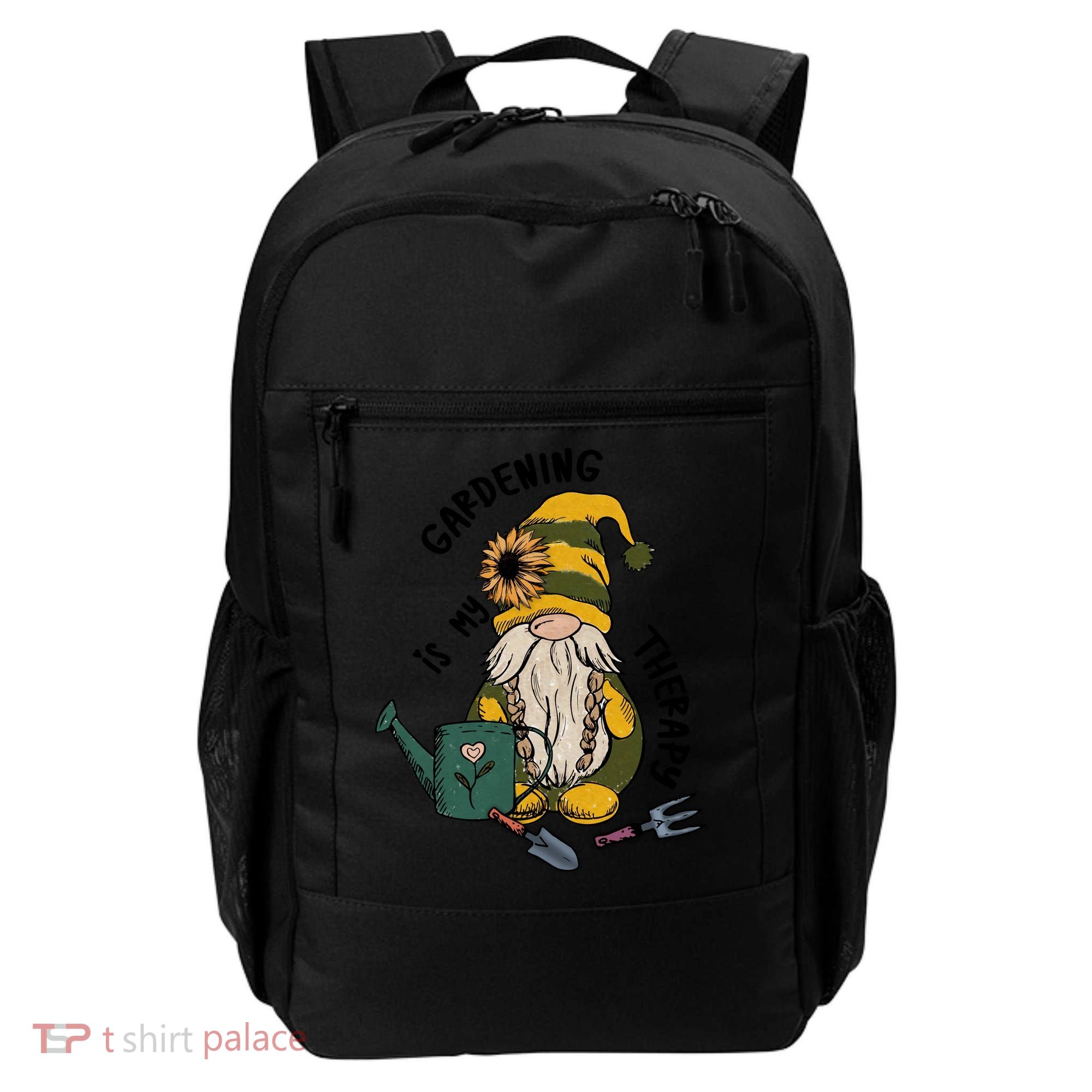 Gardening Is My Therapy Gnome Backpack