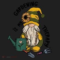 Gardening Is My Therapy Gnome Beanie thumb 2