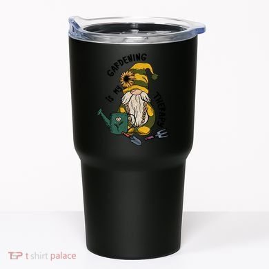 Gardening Is My Therapy Gnome Tumbler