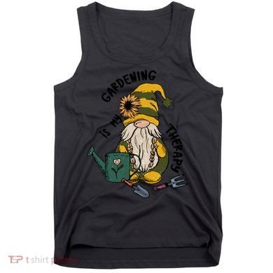 Gardening Is My Therapy Gnome Tank Top