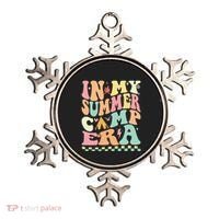 Groovy In My Summer Camp Era Retro Summer Camping Gift Ornament thumb 0
