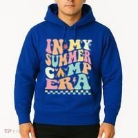Groovy In My Summer Camp Era Retro Summer Camping Gift Hoodie thumb 2