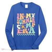 Groovy In My Summer Camp Era Retro Summer Camping Gift Long Sleeve Shirt thumb 0