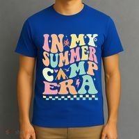 Groovy In My Summer Camp Era Retro Summer Camping Gift T-Shirt thumb 3
