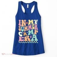 Groovy In My Summer Camp Era Retro Summer Camping Gift Women's Tank Top thumb 0