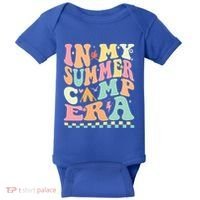 Groovy In My Summer Camp Era Retro Summer Camping Gift Baby Bodysuit thumb 0
