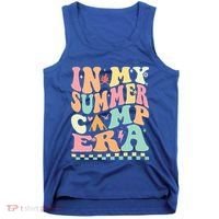 Groovy In My Summer Camp Era Retro Summer Camping Gift Tank Top thumb 0