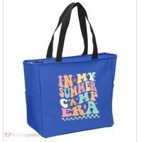 Groovy In My Summer Camp Era Retro Summer Camping Gift Tote Bag thumb 2