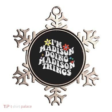 Groovy Im Madison Doing Madison Things Funny MotherS Day Ornament