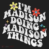 Groovy Im Madison Doing Madison Things Funny MotherS Day Golf Towel thumb 3