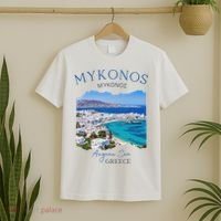 Greek Island Mykonos Greece Vacation Family Outfits Souvenir T-Shirt thumb 2