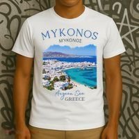 Greek Island Mykonos Greece Vacation Family Outfits Souvenir T-Shirt thumb 3