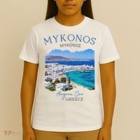 Greek Island Mykonos Greece Vacation Family Outfits Souvenir T-Shirt thumb 4